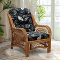Malibu Lounge Living Accent Armchair Natural Rattan Wicker Handmade Design by Wickerix