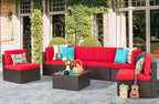 Vongrasig 7 Pieces Patio Furniture Sets, Outdoor Modular Sectional Sofa Patio - Image 3
