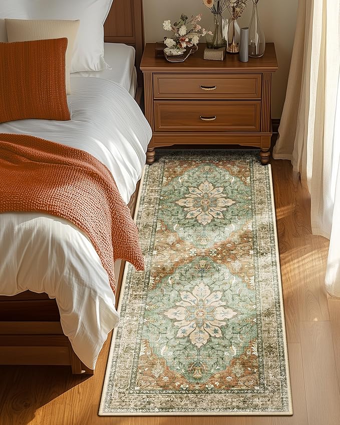 RELEANY Area Rugs 2'x5' Runner Rug Non Slip Washable - Image 3