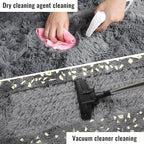 PAGISOFE Grey Area Rugs for Living Room Bedroom Rug 5x8 Rugs Soft Plush Fluffy - Image 7