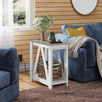 WLIVE End Tables Living Room Set of 2 - Image 8