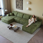136" Sectional Couches for Living Room Cloud Couch Sofa - Image 4