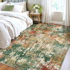 RELEANY Washable Area Rugs 6'x8' Non-Slip Modern Abstract Soft - Image 3
