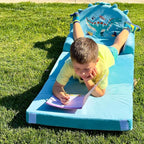 Dinosaur Kids Sofa Bed with Removable Washable Cover & Magic-Tape Backrest – - Image 5