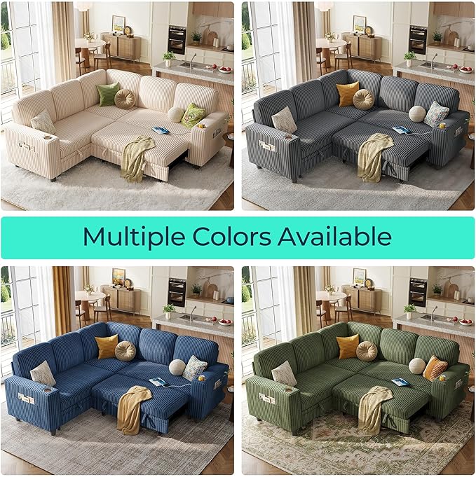 LINSY HOME Sleeper Sofa Bed - Image 8