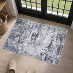 Washable Area Rug 2x3 Entryway Rug: Washable Modern Abstract Soft Thin Rug by FXRHLP