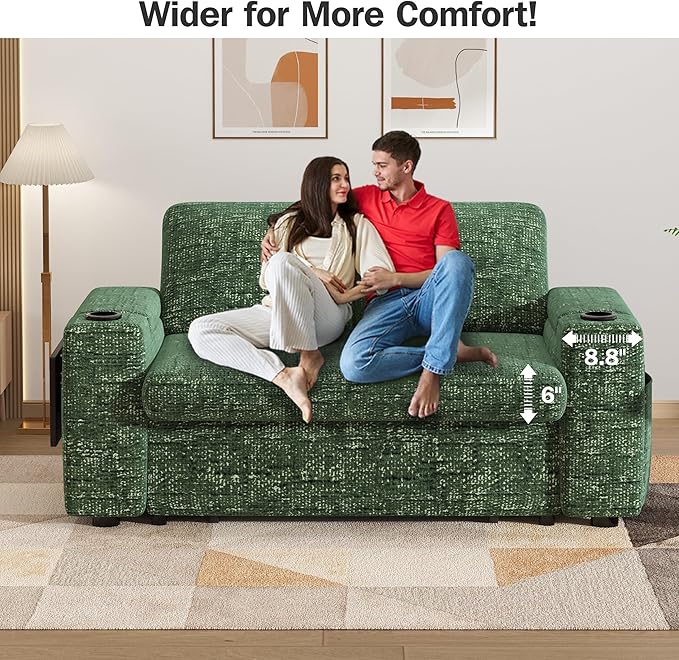 Vipbear 65" Loveseat Sleeper Sofa - Image 6