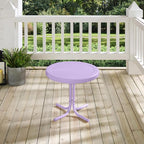Crosley Furniture Griffith Weather Resistant Retro Metal Outdoor Side Table - Image 7