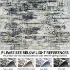 4x6 Area Rugs Washable Rug: Modern Abstract Living Room Rug Soft Anti-Skid Thin - Image 6
