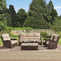 HILLGA Luxury High Back Patio Furniture Set by HILLGA