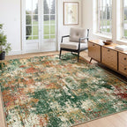 RELEANY Washable Area Rugs 6'x8' Non-Slip Modern Abstract Soft - Image 9