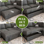 85 Inch Modular Sectional Sofa - Image 7