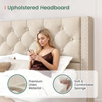 LARMACE Full Size Bed Frame - Image 4