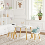 UTEX Kids Table with 2 Chairs Set - Image 3