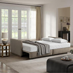 Serta Vail 86" Convertible Sleeper Sofa, Queen Size, Wall-Hugging Dreamglide - Image 6