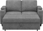 Belffin Chenille Sectional Sleeper Sofa - Image 8