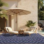SAND MINE Reversible Mats, Plastic Straw Rug, Modern Area Rug, Large Floor Mat - Image 5
