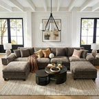 HERA'S HOUSE 158" Modular Sectional Sofa, Oversized U Shaped Couches by HERASHOUSE