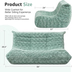 Bean Bag Chairs for Adults Giant Bean Bag Chair Memory Foam BeanBag Chair Bean - Image 2