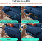 LINSY HOME Sectional Sleeper Sofa - Image 5
