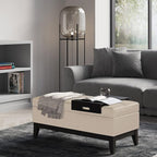 SIMPLIHOME Oregon Storage Ottoman Bench - Image 2