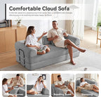 Convertible Sleeper Sofa Bed, Sleeper Sofa - Image 11