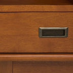 SIMPLIHOME Draper 35 inch Mid-Century Modern 6 Cubbie Bookcase - Image 9