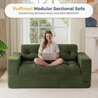 MAXYOYO 63" Loveseat Sofa Couch - Image 7