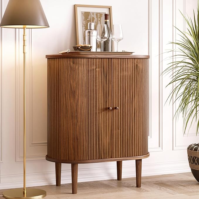 WERMO 28'' Fluted Bar Cabinet by WERMO