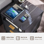 T4TREAM Fluted Nightstand Set of 2 - Image 4