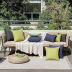 MIULEE Pack of 2 Decorative Outdoor Solid Waterproof Throw Pillow Covers Spring - Image 6