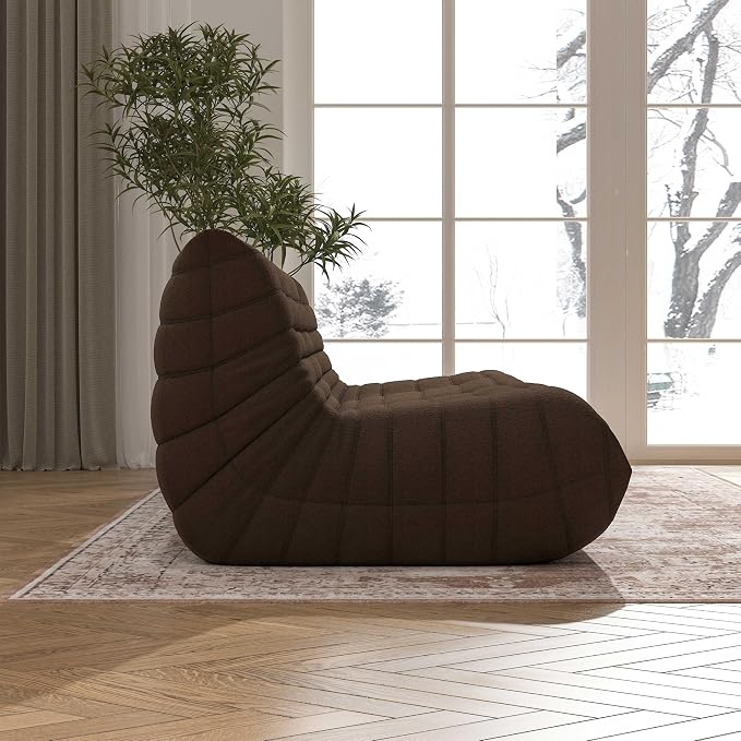 YVDNHP Big Bean Bag Chairs for Adults, 3 Seater Large Bean Bag Chair Sofa - Image 8