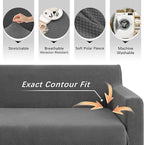Arfntevss Stretch Sectional Couch Covers L Shaped Corner Sectional Sofa Cover - Image 5