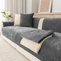 Premium Chenille Sofa Cushion Covers，Upgraded Anti-Slip Sectional Couch by Buzyset