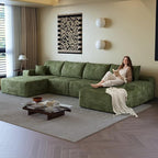 136" Sectional Couches for Living Room Cloud Couch Sofa - Image 6