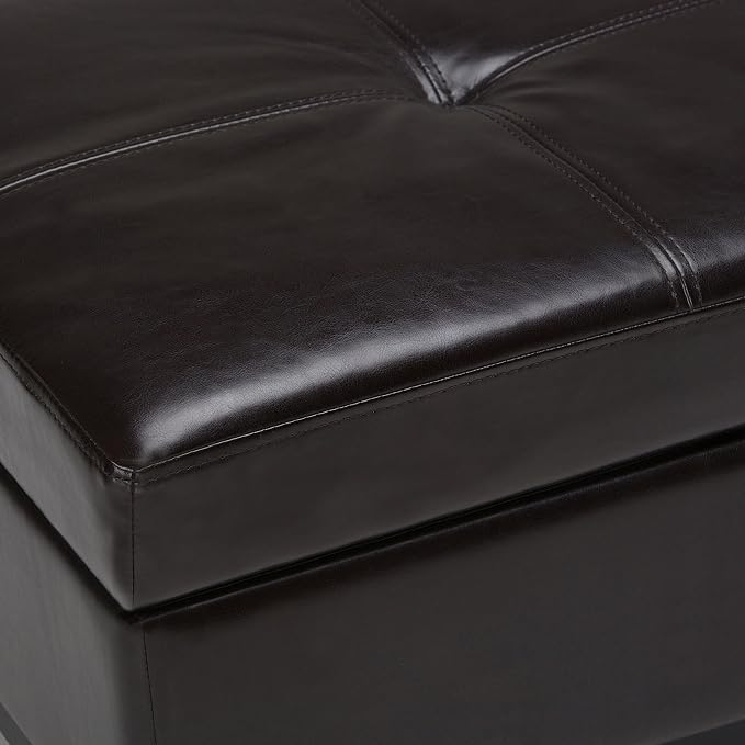 SIMPLIHOME Oregon Storage Ottoman Bench - Image 6