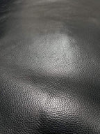 NAT Leathers | Black Pebbled Soft faux Vegan PU {Peta Approved Vegan} Leather - Image 2