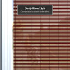 Red Lantern Bamboo Cordless Window Shade - Image 4
