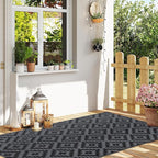 SAND MINE Waterproof Outdoor Rug, Plastic Reversible Rug, Modern Area Rug - Image 5