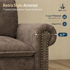 HERA'S HOUSE 116.11" Mid-Century Modern Couch, Oversized Sectional Couch - Image 6