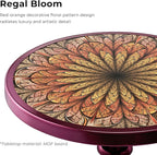 Homes: Inside + Out Halric Modern 24" Tall Round End Table - Image 4