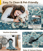 RELEANY Area Rugs 2'x10' Runner Rug Non Slip Washable - Image 5