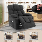 Massage Rocking Recliner Chair, Ergonomic Recliners Sofa - Image 5