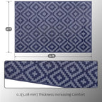 SAND MINE Reversible Mats, Plastic Straw Rug, Modern Area Rug, Large Floor Mat - Image 2