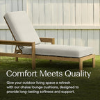 Honeycomb Outdoor Chaise Lounge Cushion - Image 3