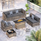8-Piece Patio Furniture Set by VonzoyHome