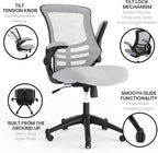 Flash Furniture Kelista Office Chair, Dark Gray Mesh - Image 5