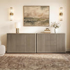 SICOTAS Buffet Cabinet with Storage 109.4" Large Modern Accent Storage Cabinet - Image 9