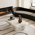 40" Cloud Coffee Table with 3 Ball Legs, Modern Irregular Center Table - Image 4