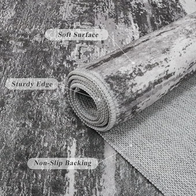 YOUFORTONG Kitchen Runner Rug 2x5: Indoor Washable Non Slip Hallway Bedroom - Image 6